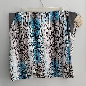 EP Pro Blue and Black Snake Print Skort. Golf